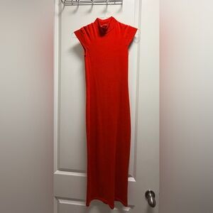 Zara Vibrant Red Maxi Dress